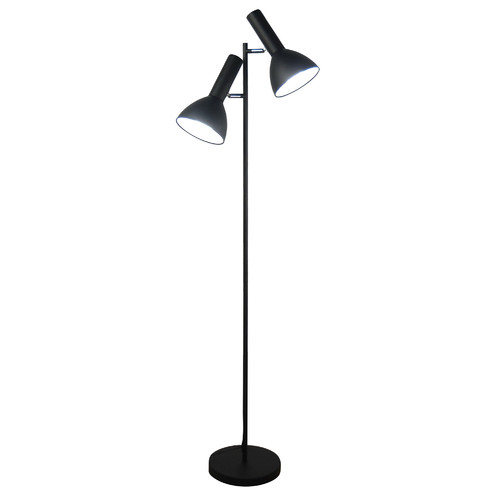 Zander Lighting Olbia Twin Metal Floor Lamp | Temple & Webster