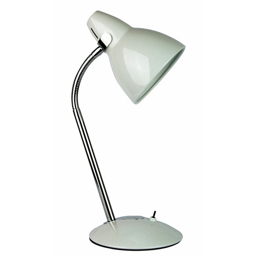 Trax Desk Lamp in White