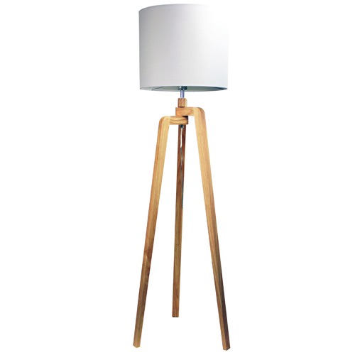 Zander Lighting Alba Wooden Tripod, Tripod Style Floor Lamp