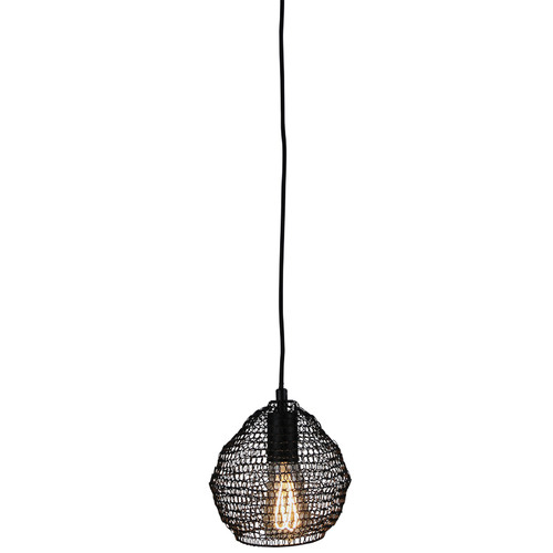 Black Mudag Wire Mesh Pendant Light