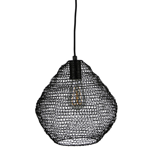 Black Mudag Wire Mesh Pendant Light