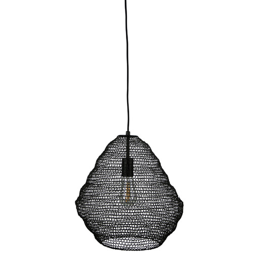 Black Mudag Wire Mesh Pendant Light