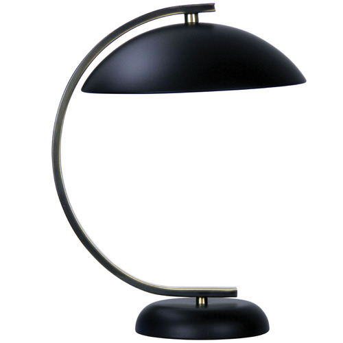 Black Deco Metal Table Lamp Temple & ster