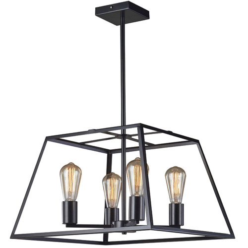 Deacon 4 Light Metal Pendant