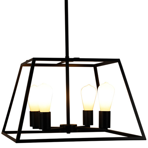 Deacon 4 Light Metal Pendant