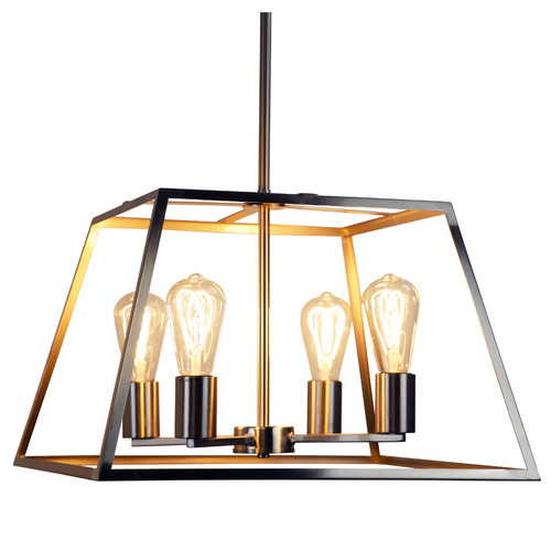 Deacon 4 Light Metal Pendant