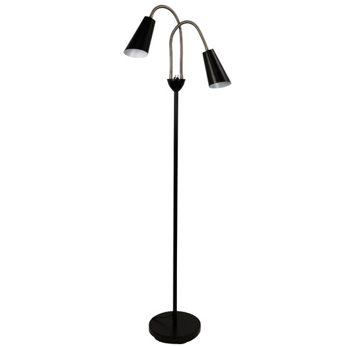 Maytham 2 Light Metal Floor Lamp