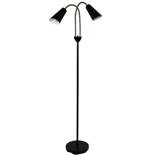 Maytham 2 Light Metal Floor Lamp