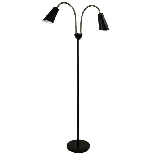 Maytham 2 Light Metal Floor Lamp