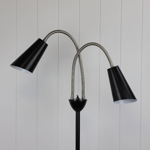 Maytham 2 Light Metal Floor Lamp