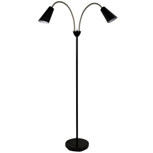 Maytham 2 Light Metal Floor Lamp