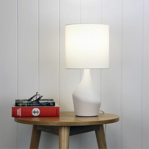 Perry Ceramic & Fabric Table Lamp