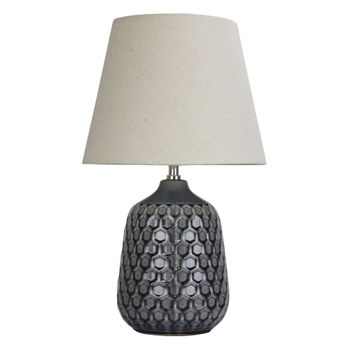 Ember Ceramic & Fabric Table Lamp