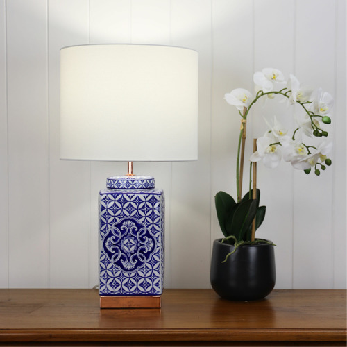 Juarez Ceramic & Fabric Table Lamp