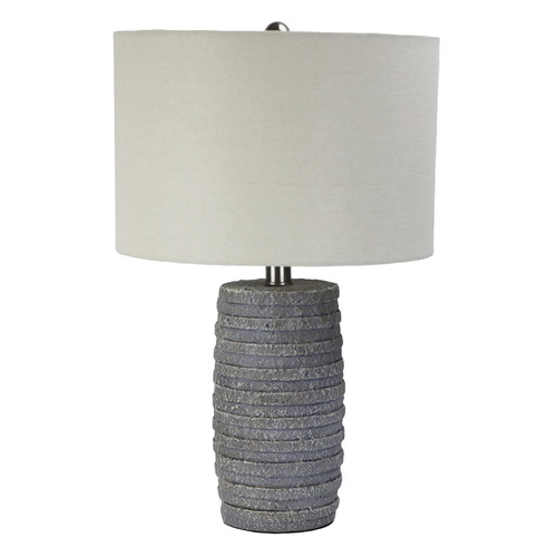 Ellison Concrete & Fabric Table Lamp