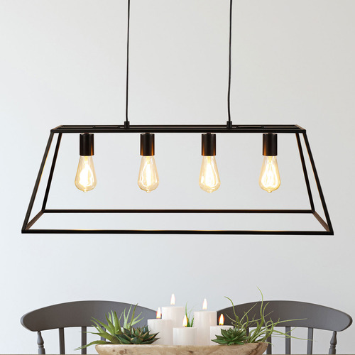 Sykes 4 Light Metal Pendant