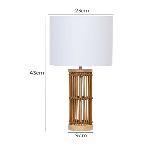 Medan Bamboo Table Lamp