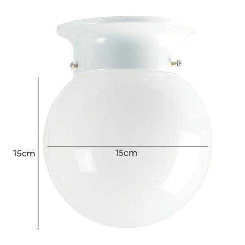 Pisa Glass Batten Fix Ceiling Light