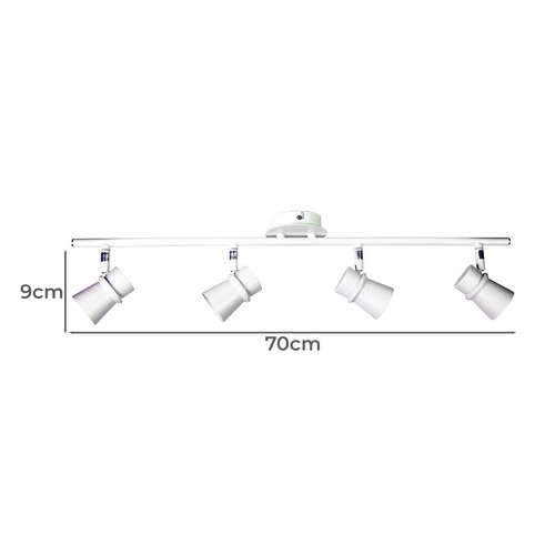 Bagheria Quadriple Retro LED Spotlight