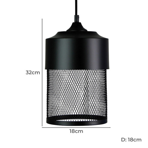 Civitavecchia Industrial 18cm Pendant Light