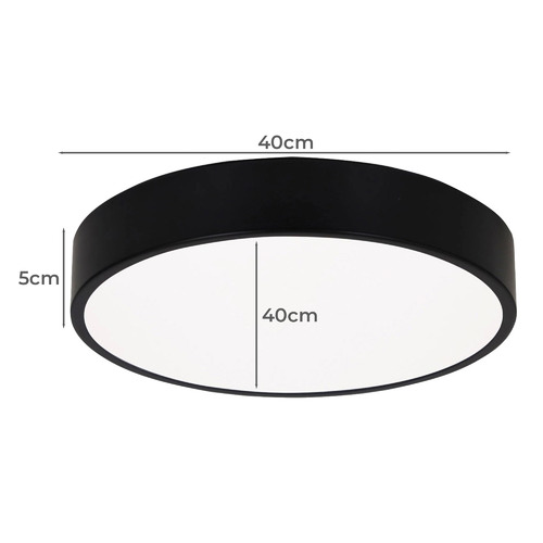 Padma-Steel-LED-Oyster-Light