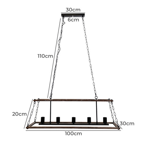 Island 5 Light Pendant