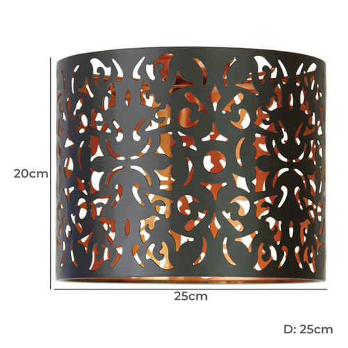 Copper Porto Batten Fix Ceiling Light