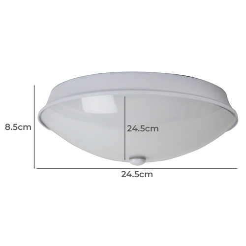 Ronge Aluminium & Glass Oyster Light