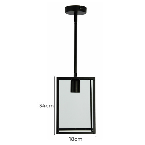 Legnano Metal & Glass Pendant Light
