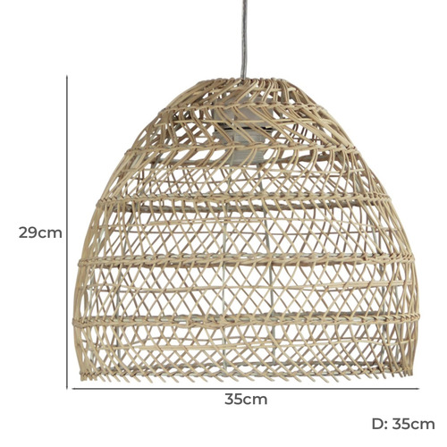 Amantea Mette Rattan Pendant Light