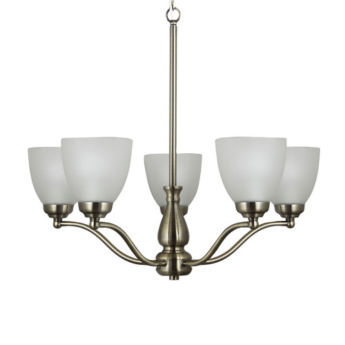 Claude-Frosted-Glass-5-Light-Pendant