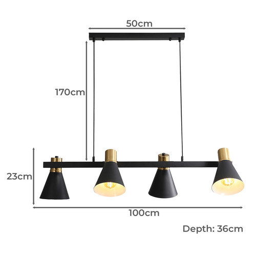 Halle 4 Light Pendant
