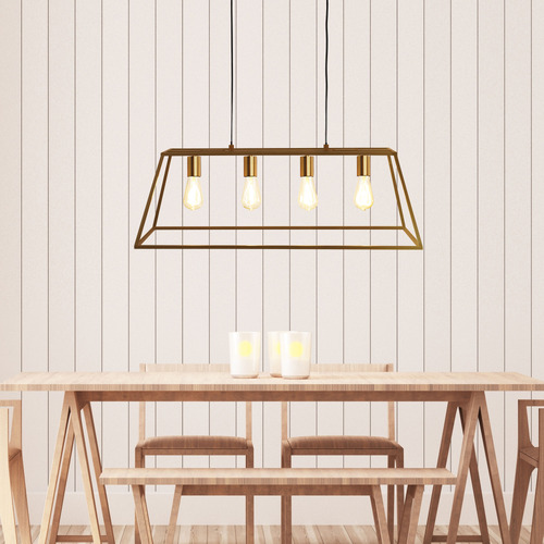 Satin Brass Blaire 4 Light Pendant