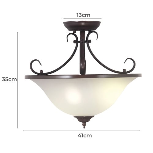 Bronze Bennet 3 Light Pendant Light