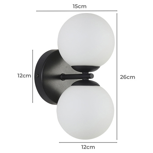 Lara 2 Light LED Wall Light