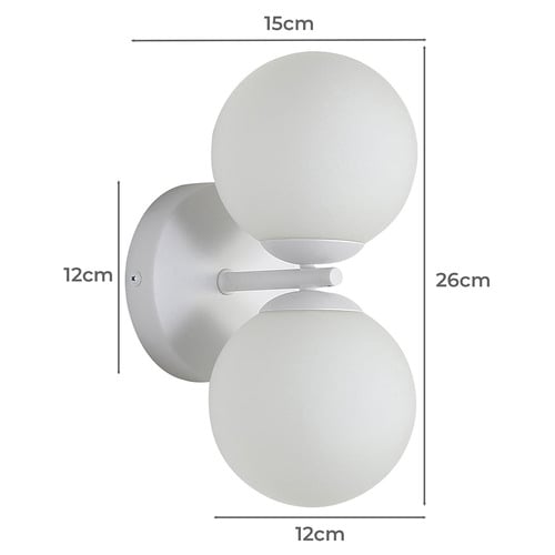 Lara 2 Light LED Wall Light