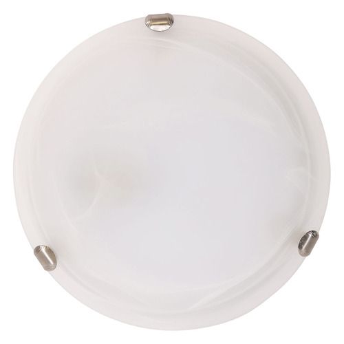 Sauser Clips Alabaster Oyster Ceiling Light