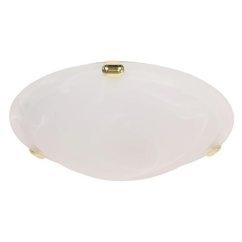Sauser Clips Alabaster Oyster Ceiling Light