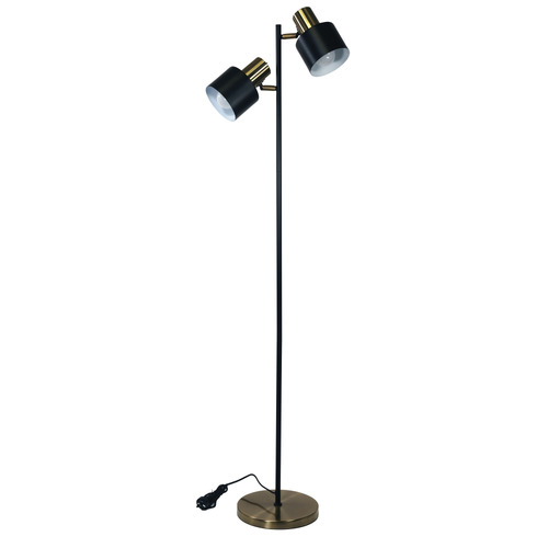 Cosenza-Black-Metal-2-Light-Floor-Lamp