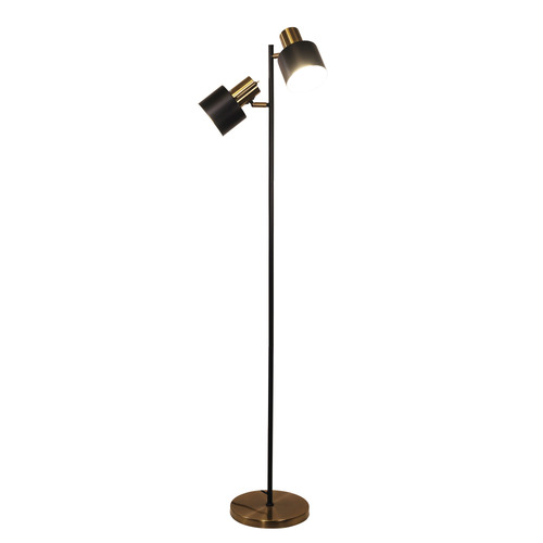 Cosenza-Black-Metal-2-Light-Floor-Lamp