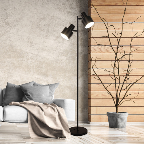 Cosenza-Black-Metal-2-Light-Floor-Lamp