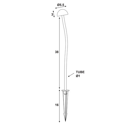 Lily LED Garden Spike Light