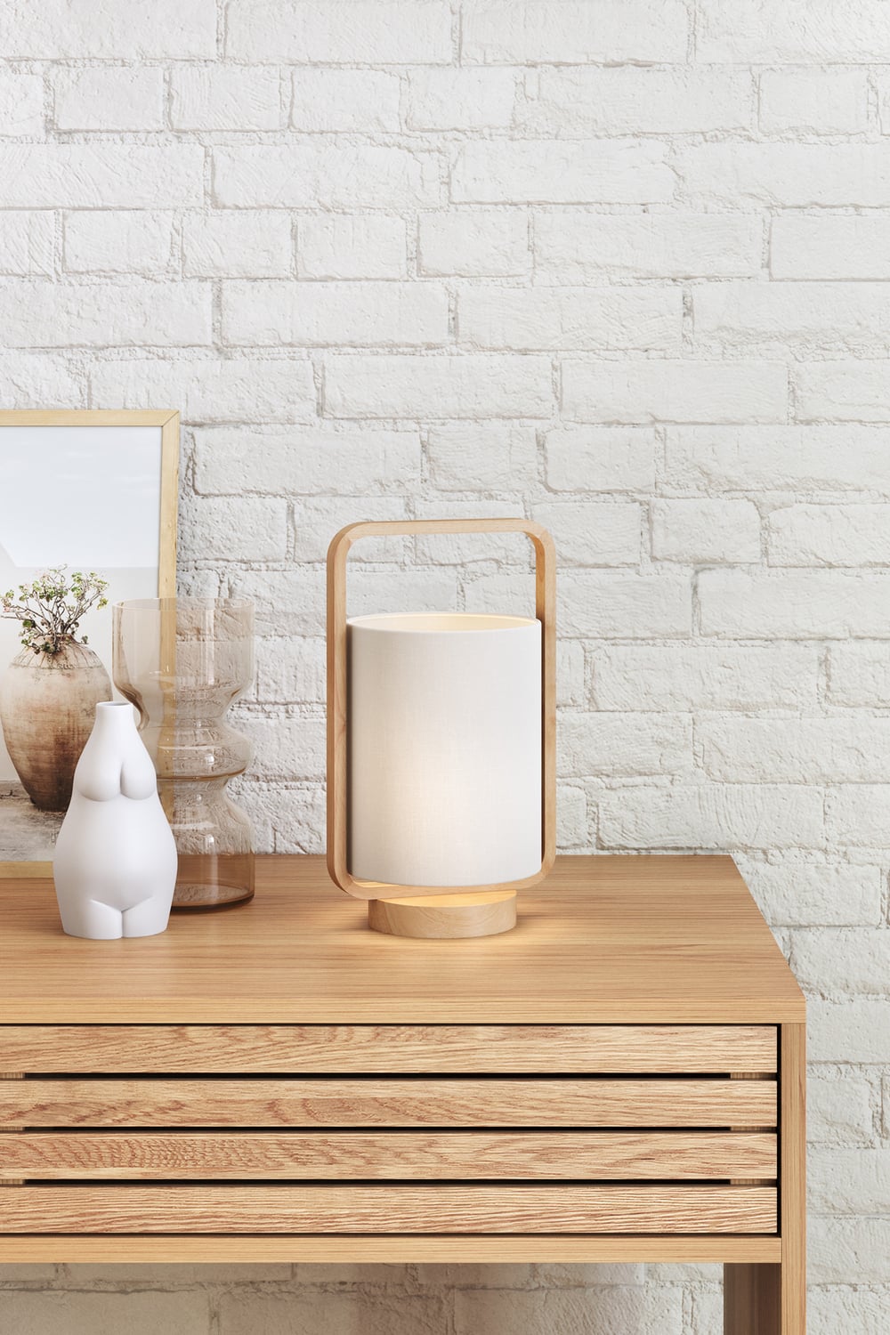 Vittorio Wooden Table Lamp
