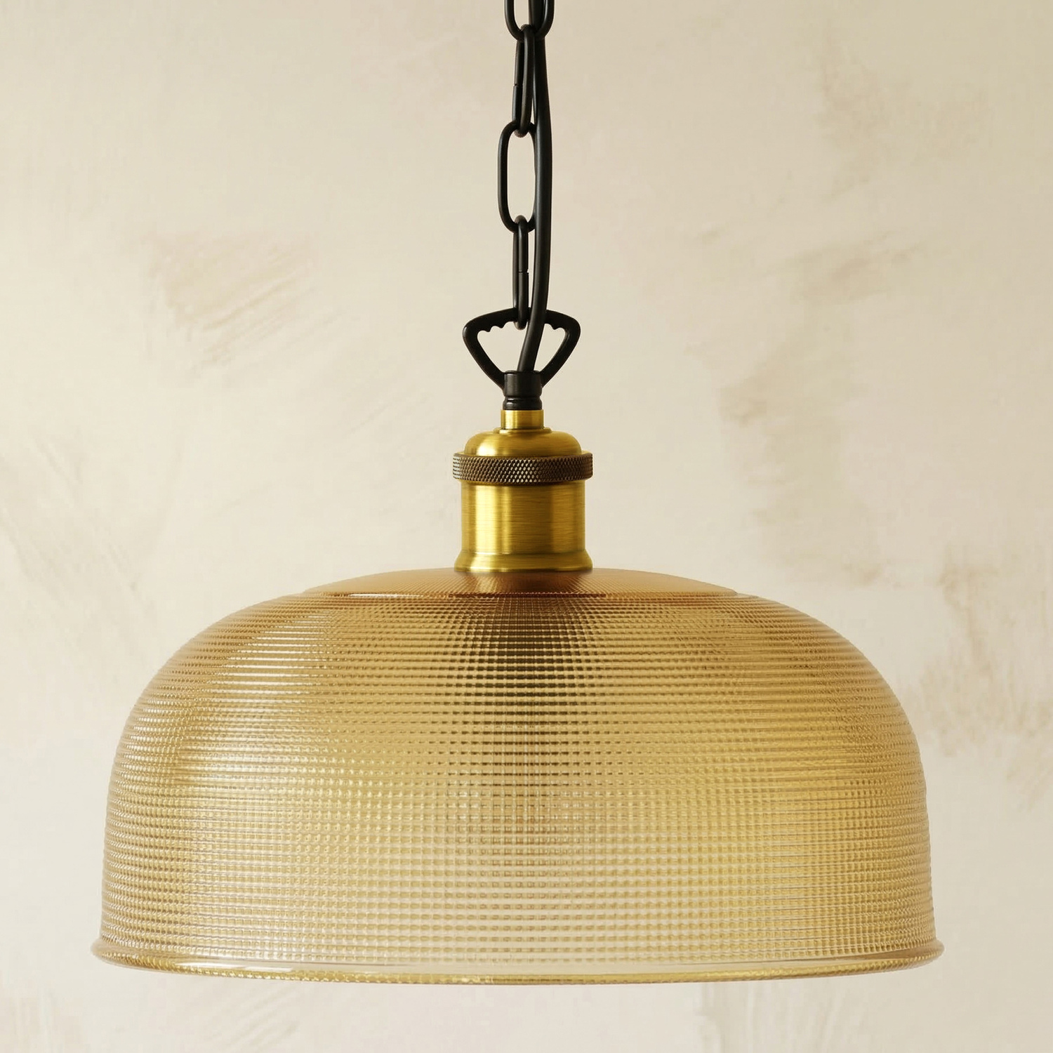 Dimitri Glass & Brass Pendant