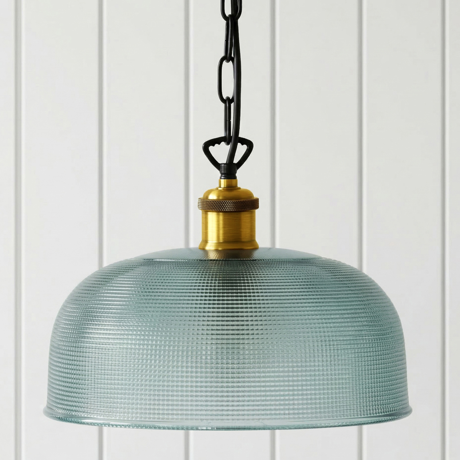 Dimitri Glass & Brass Pendant