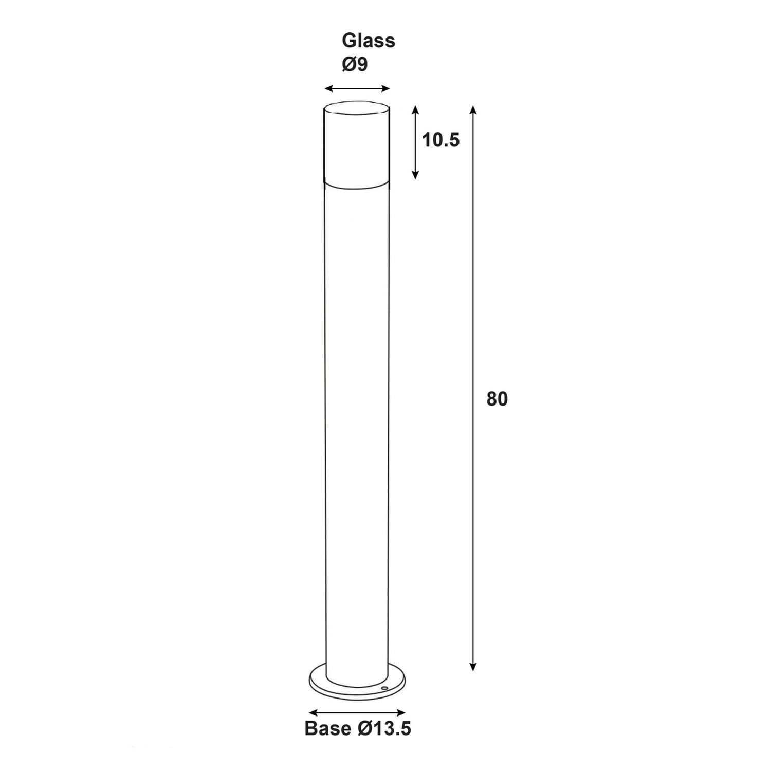 Fremont Aluminium Exterior Bollard Light