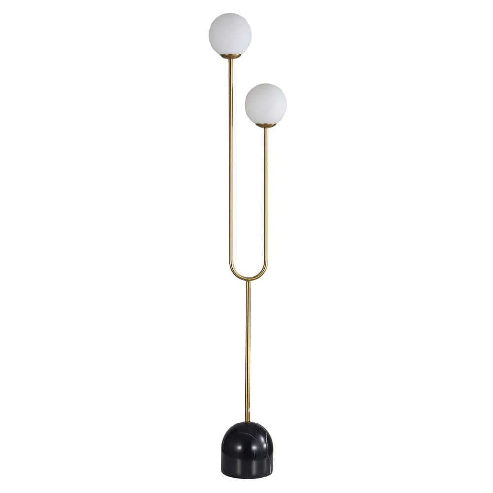 Hayward Opal Glass 2-Light Floor Lamp