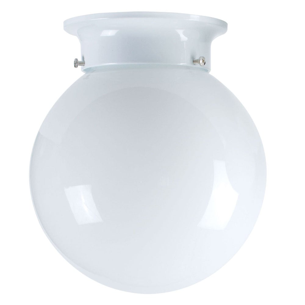 Shelton White Opal Glass DIY Batten Fix Light