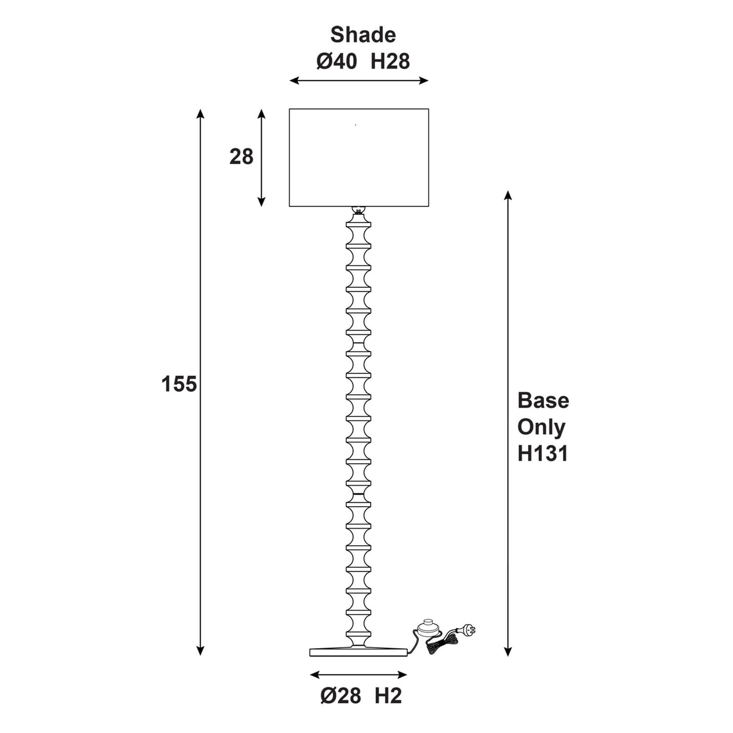 Easton Timber Floor Lamp