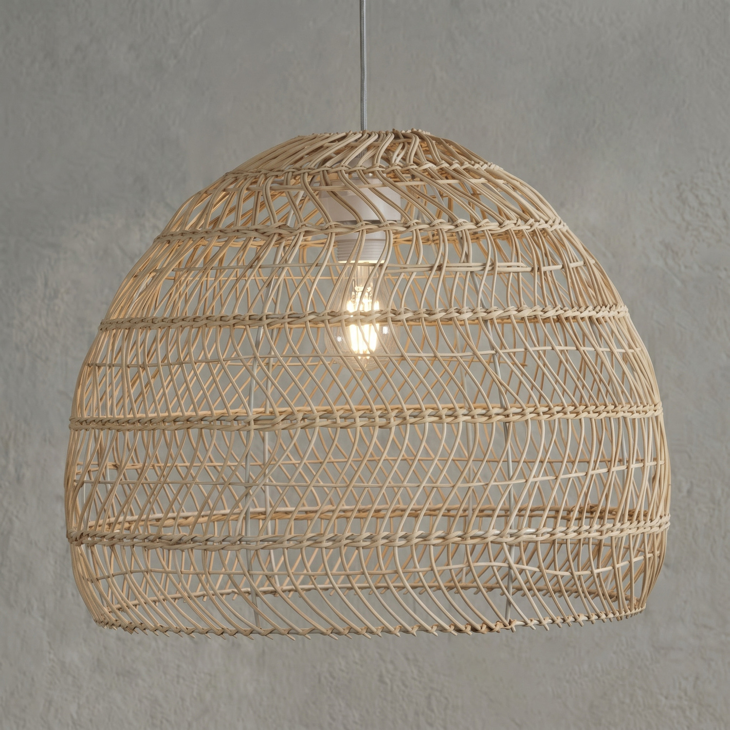 Amantea Mette Rattan Pendant Light